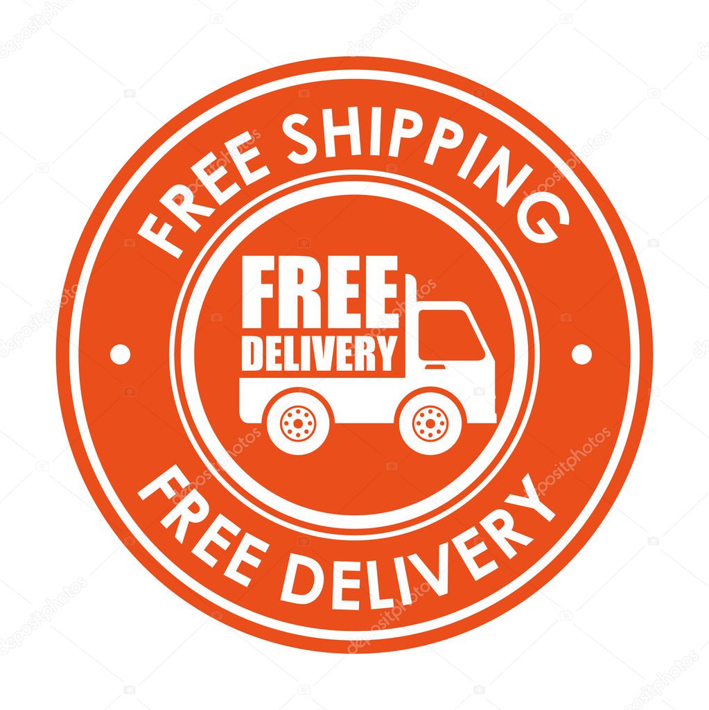 sign free shipping delivery truck icon