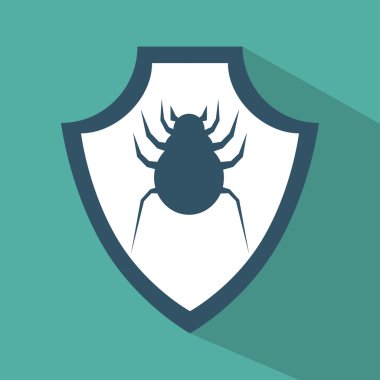 virüs koruma veri teknoloji sembolü