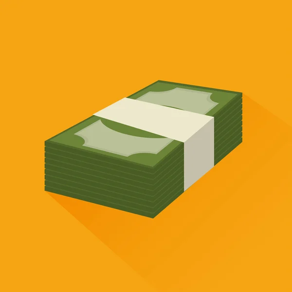 A pénz stack ikon kép mentése — Stock Vector