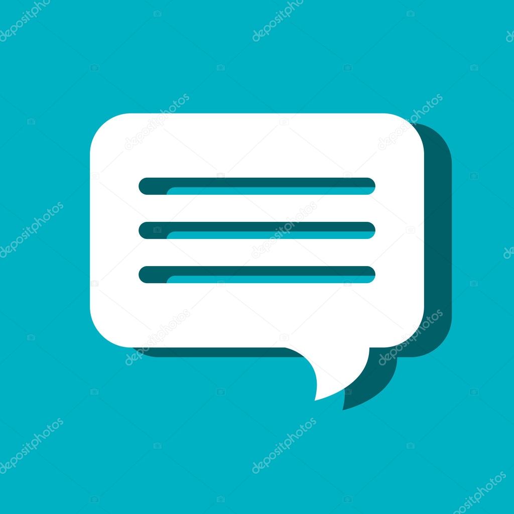 speech bubble communication isolated icon