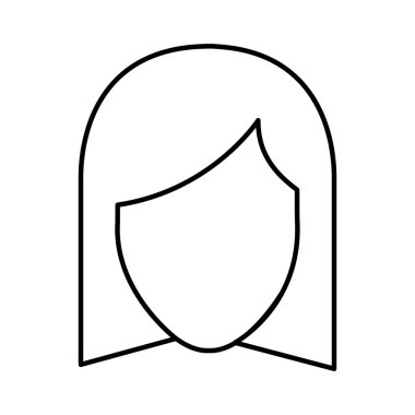 kadın kadın avatar satırı simgesi