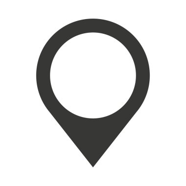 PIN işaretçi yeri düz simgesi