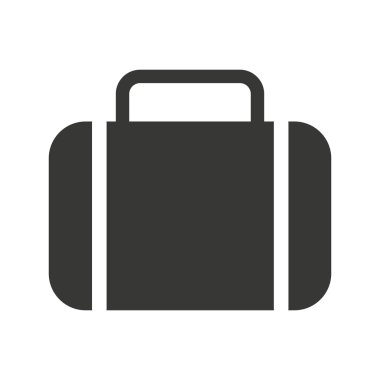 Portföy düz satırı simgesi