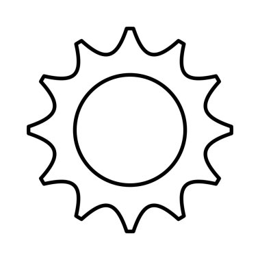 Gears Ayarları düz simgesi