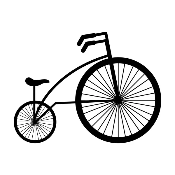 自行车车风格孤立的图标 — 图库矢量图片