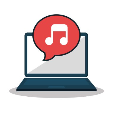 sosyal medya kavramı düz simgeler