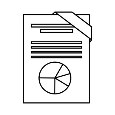 Belge dosya biçimi izole simgesi