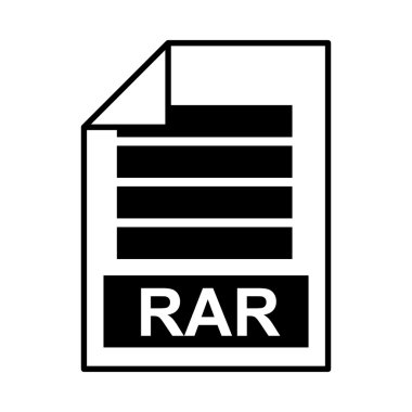 Belge dosya biçimi izole simgesi