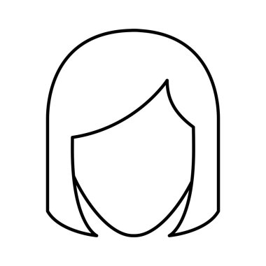 kadın kadın avatar satırı simgesi