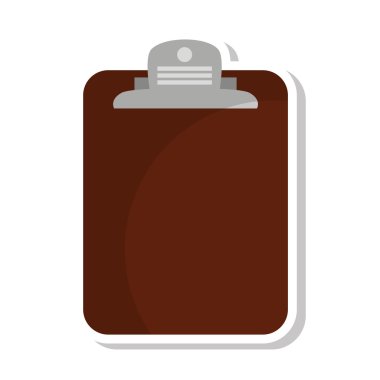 Pano kağıt sipariş izole simgesi