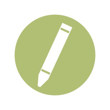 renk mum boya izole simgesi