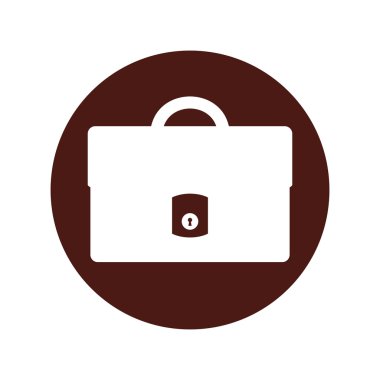 Portföy düz satırı simgesi