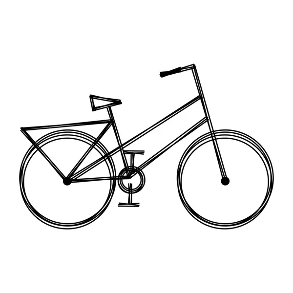 Fahrrad Fahrzeug Stil isolierte Ikone — Stockvektor