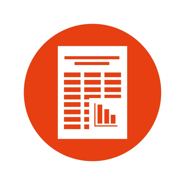 Formato de arquivo de documento ícone isolado —  Vetores de Stock