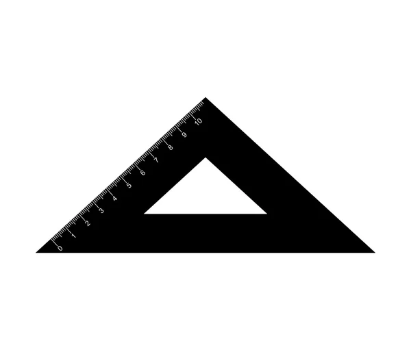 规则的三角孤立的图标 — 图库矢量图片