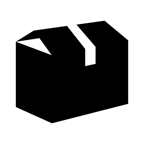 Κουτί κουτί συσκευασίας απομονωμένο εικονίδιο — Διανυσματικό Αρχείο