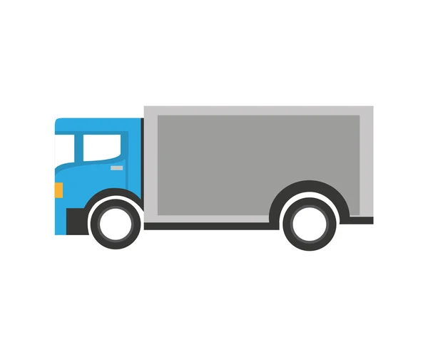 Lieferservice für Lastkraftwagen — Stockvektor