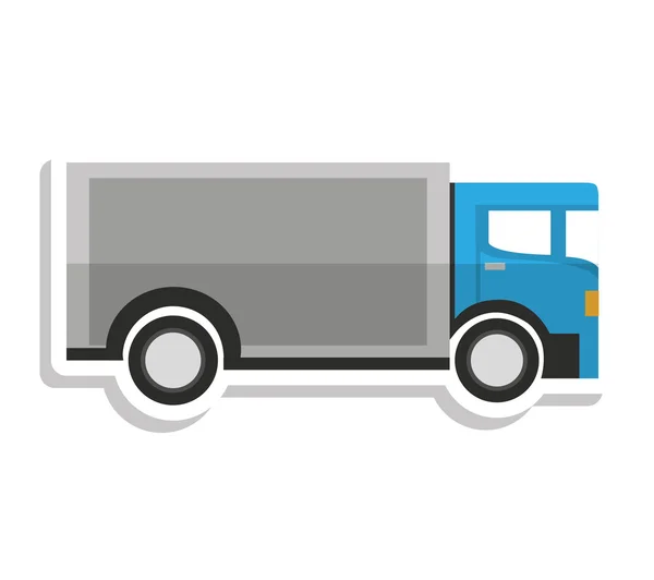 Camion véhicule service de livraison — Image vectorielle