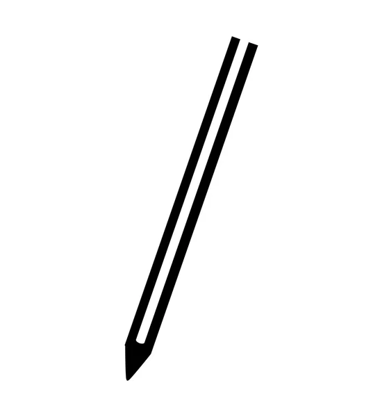 鉛筆の学校用品のアイコン — ストックベクタ