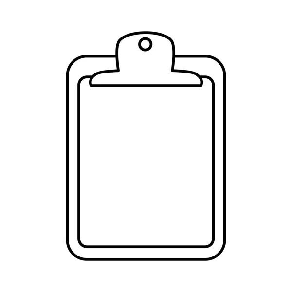 Izolované ikona schránky papíru objednávky — Stockový vektor