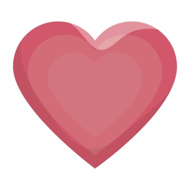 kalp aşk siluet simge