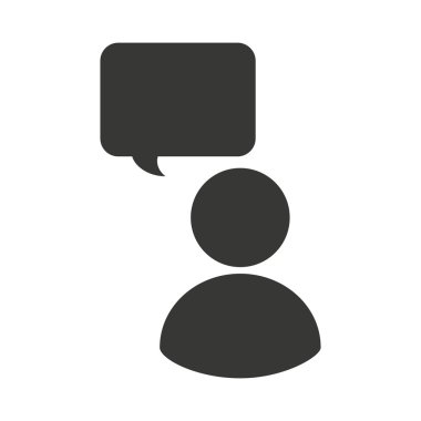 konuşma balonu mesaj satırı simgesi