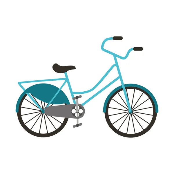 Bicycle vehicle style isolated icon — Stock Vector