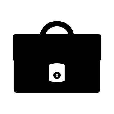 Portföy düz satırı simgesi