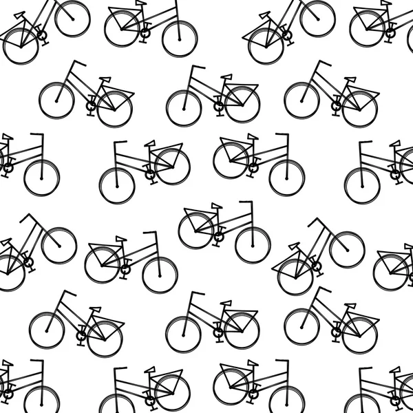 Bicycle vehicle style isolated icon — Stock Vector