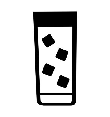 tropikal kokteyl cam izole kutsal kişilerin resmi