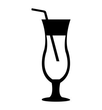 tropikal kokteyl fincan izole simgesi