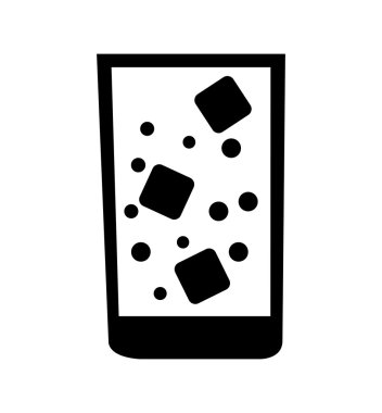 tropikal kokteyl cam izole kutsal kişilerin resmi