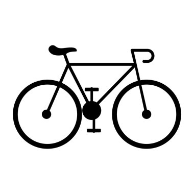 Bisiklet araç stil izole simgesi