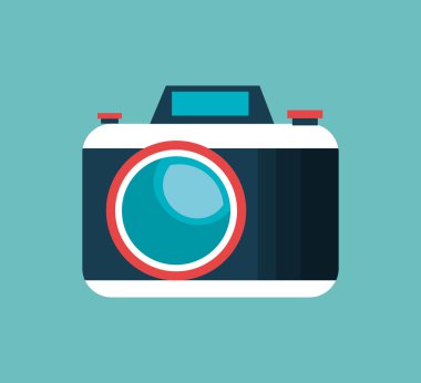 kamera fotoğraf isolaed simgesi