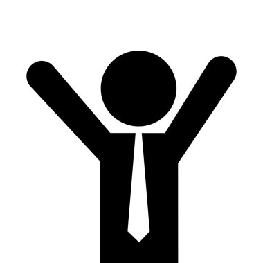 işadamı avatar satırı simgesi