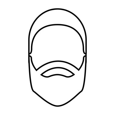 adam erkek avatar satırı simgesi