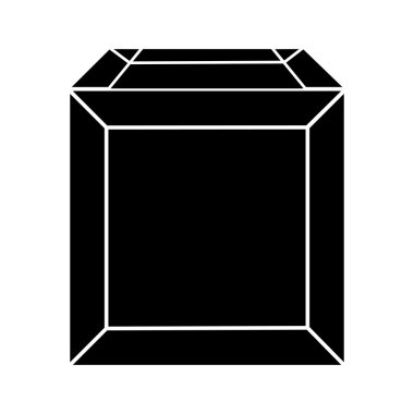 karton kutu izole edilmiş simge paketliyor