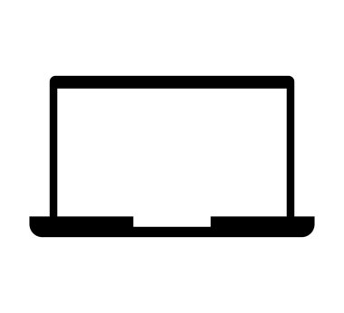 dizüstü bilgisayar düz çizgi kutsal kişilerin resmi