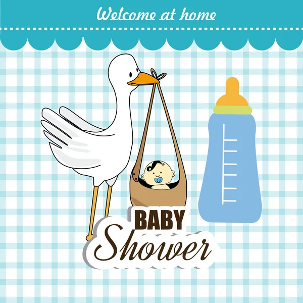 Baby shower design — Stock Vector