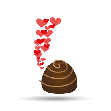 çikolata şeker kalpler tatlı simgesi