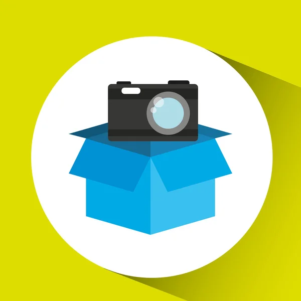 Protezione fotocamera fotografy archivio design — Vettoriale Stock