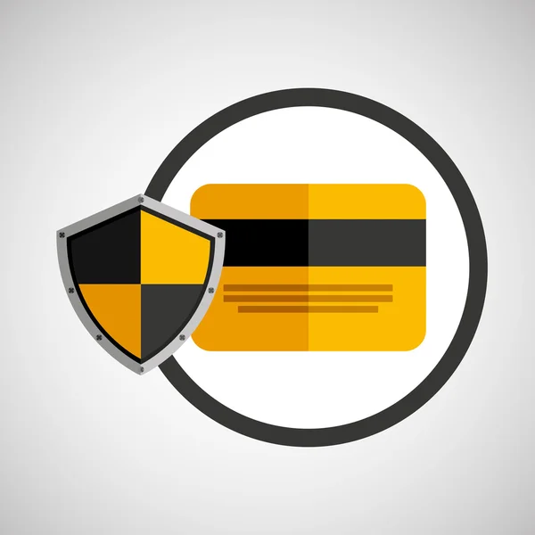 Security shield icon — Stock Vector