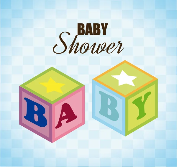 Babydusche — Stockvektor