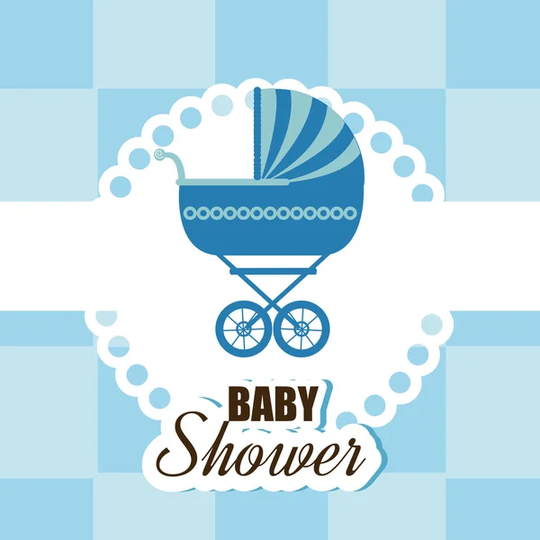 Baby douche ontwerp — Stockvector