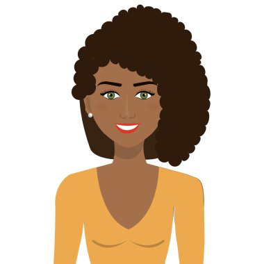 şık iş kadını izole simgesi