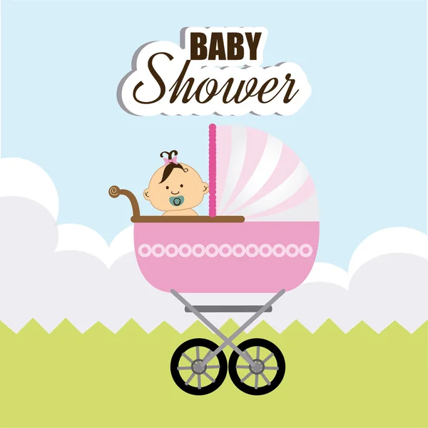 Дизайн Baby душ — стоковий вектор