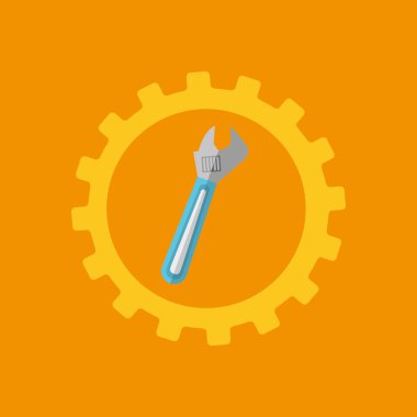 Araç kutusu spanner inşaat simgesi tasarım