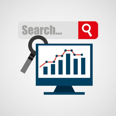 Arama Motoru Optimizasyonu düz simgeler