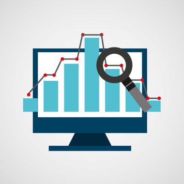 Arama Motoru Optimizasyonu düz simgeler