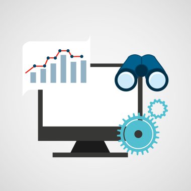 Arama Motoru Optimizasyonu düz simgeler
